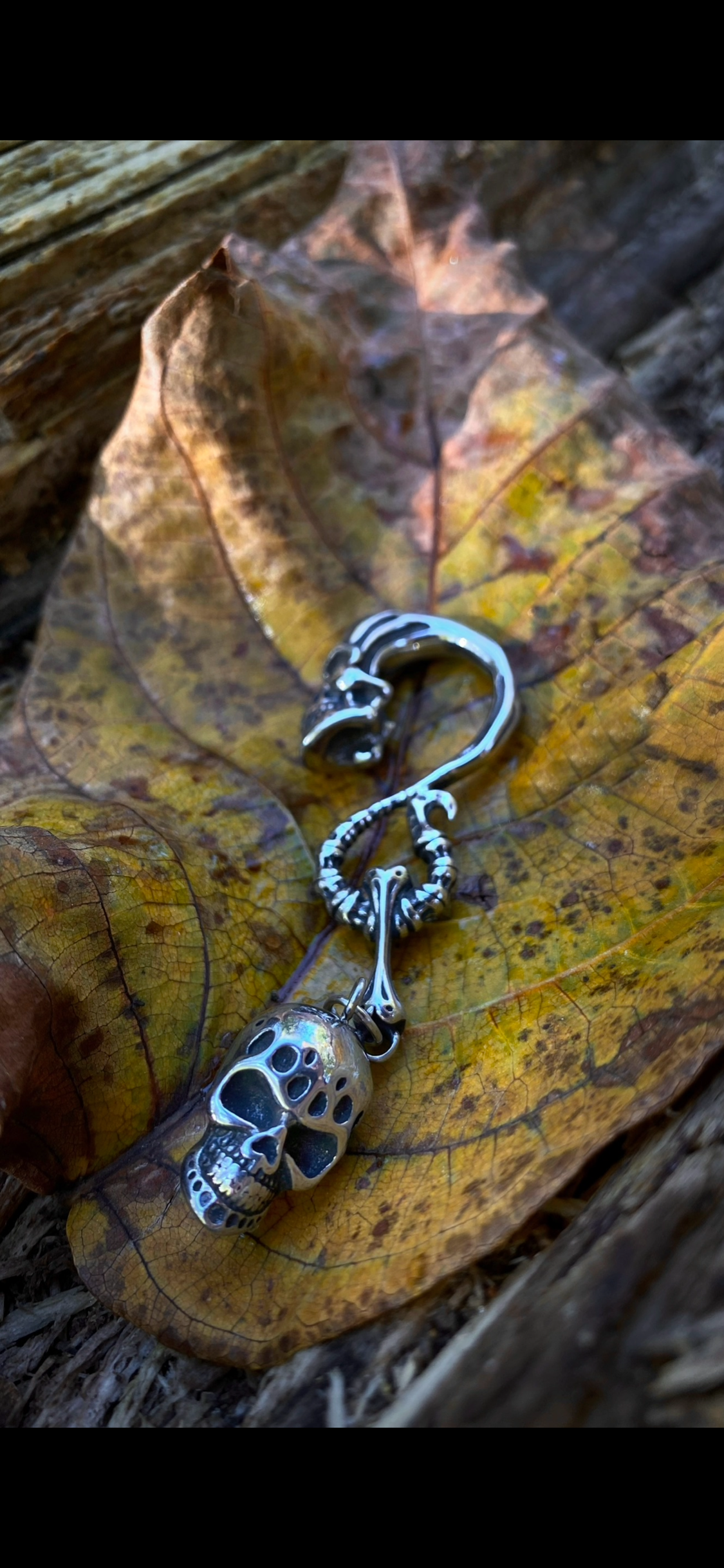 Alien Xenomorph Ear Weight | Stainless Steel, One piece