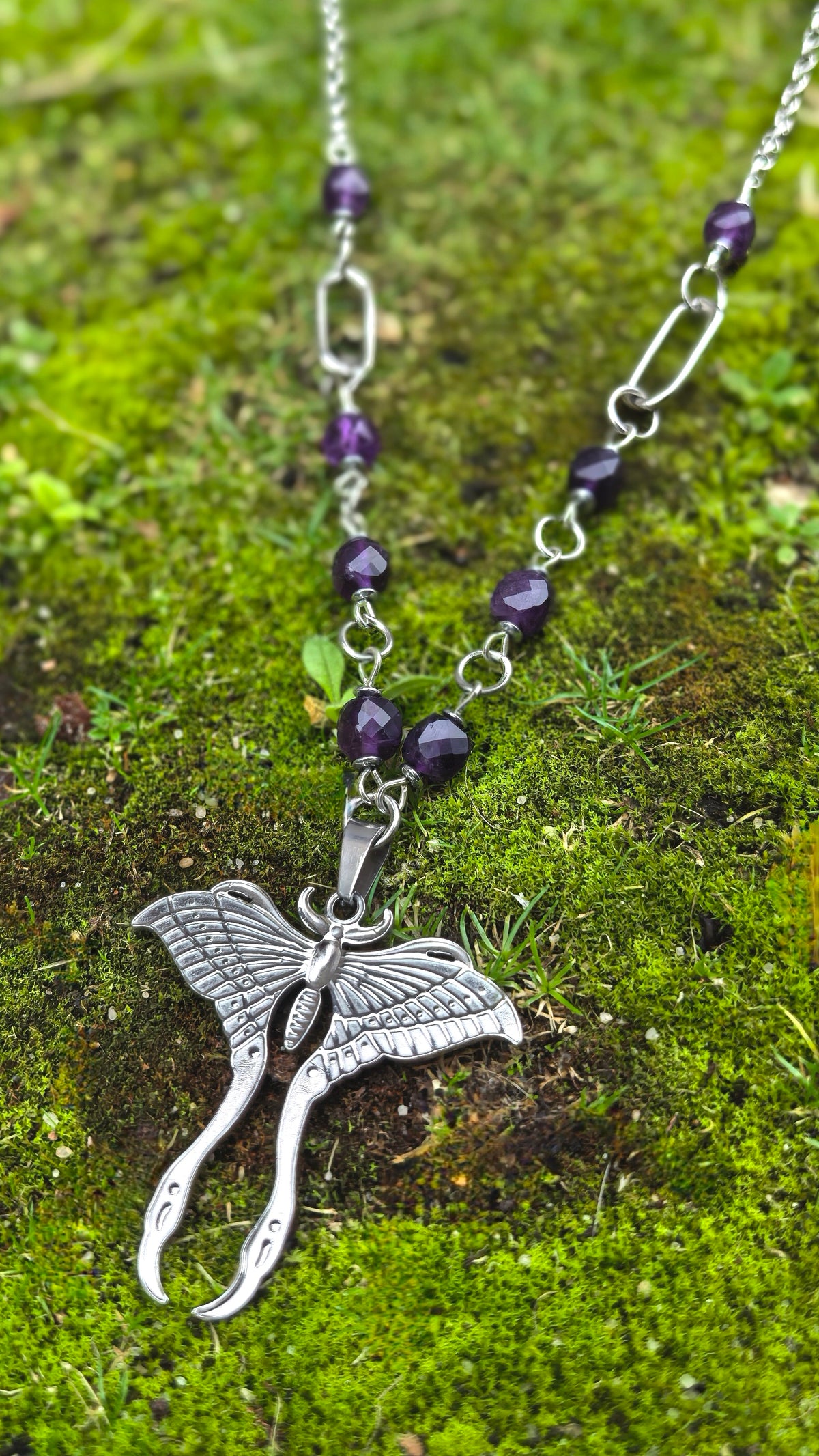 Enchanted Butterfly Necklace Iris