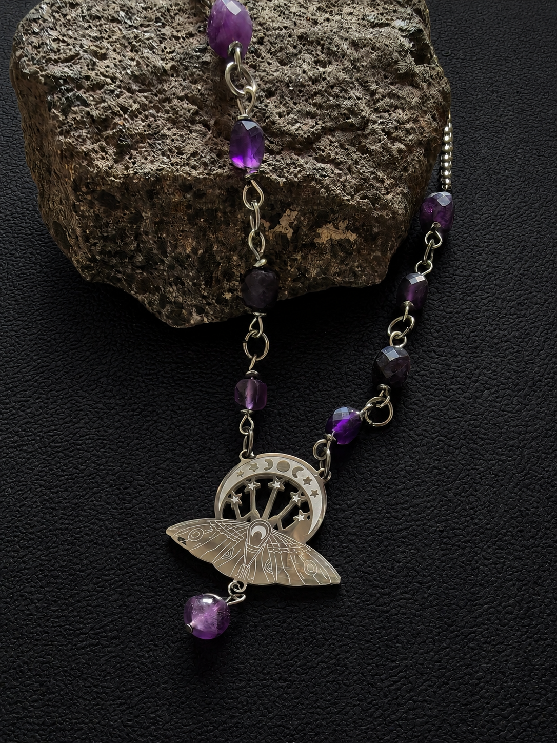 Lunar Moth Necklace