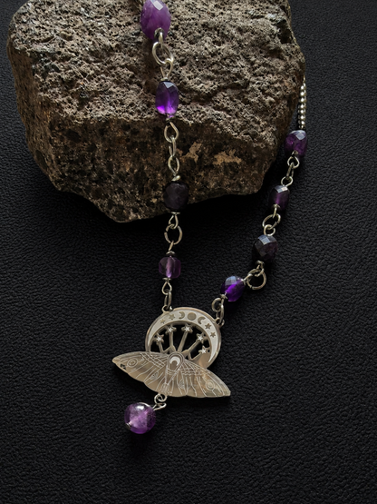 Lunar Moth Necklace