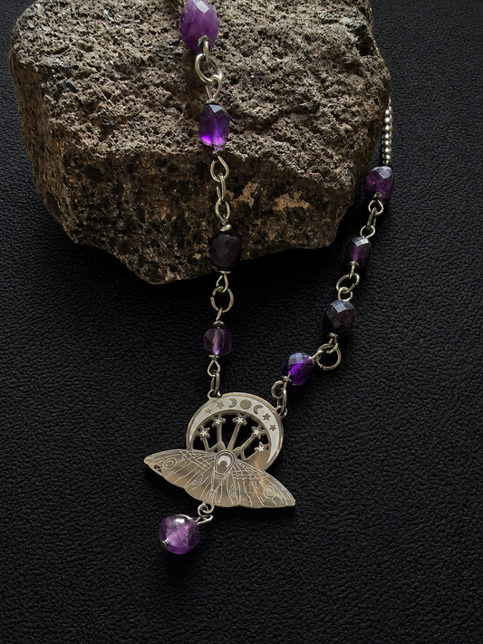Lunar Moth Necklace