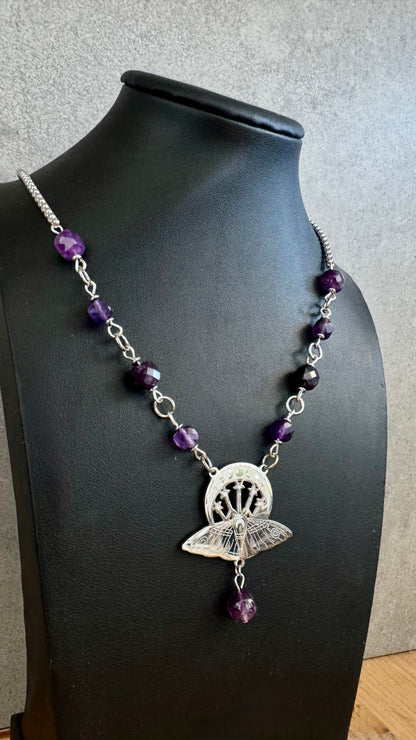 Lunar Moth Necklace