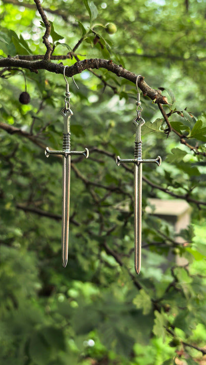 Sword Earrings