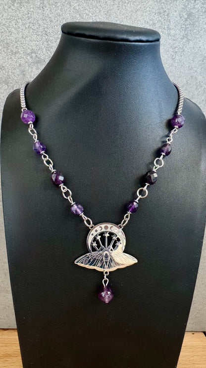 Lunar Moth Necklace