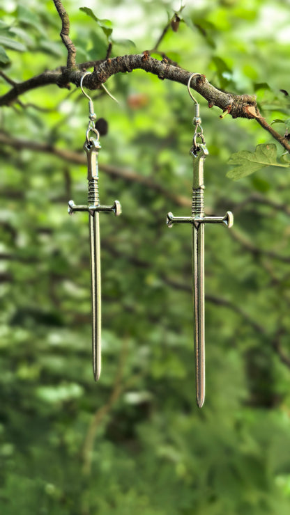 Sword Earrings