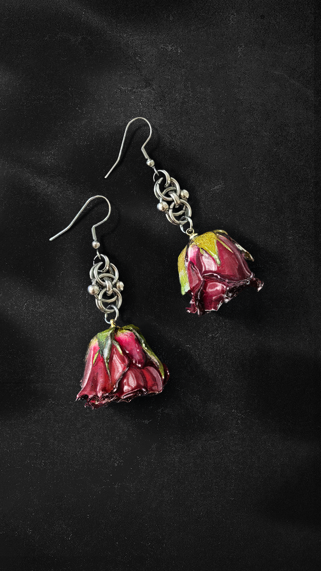 Eternal Rose Earrings