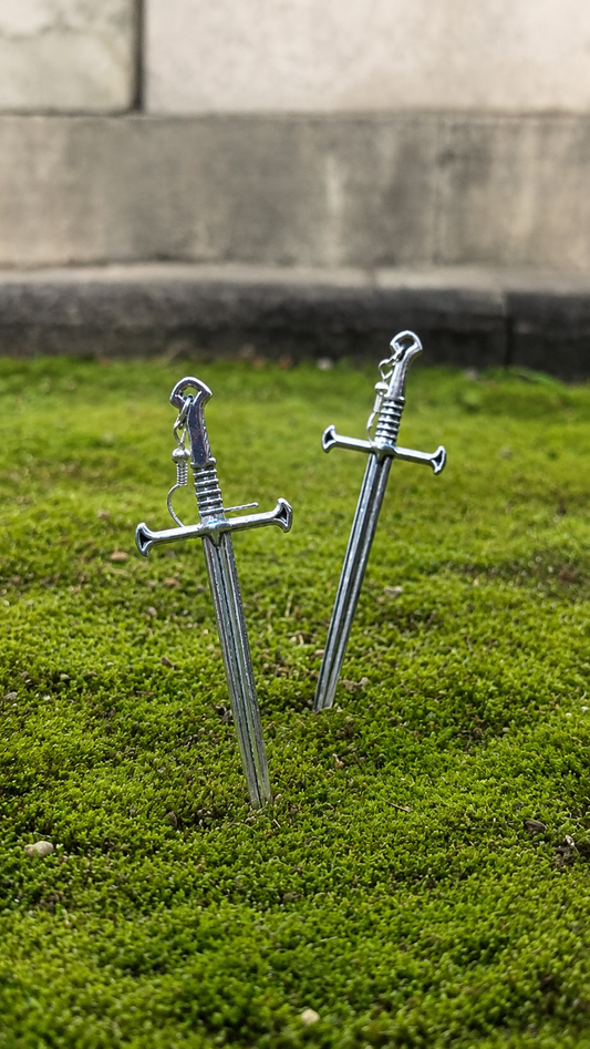 Sword Earrings