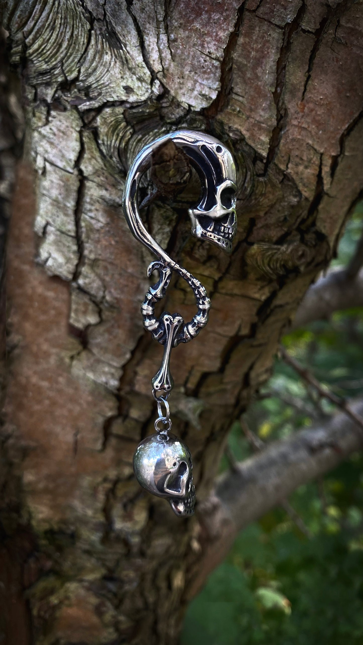 Alien Xenomorph Ear Weight | Stainless Steel, One piece