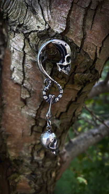 Alien Xenomorph Ear Weight | Stainless Steel, One piece