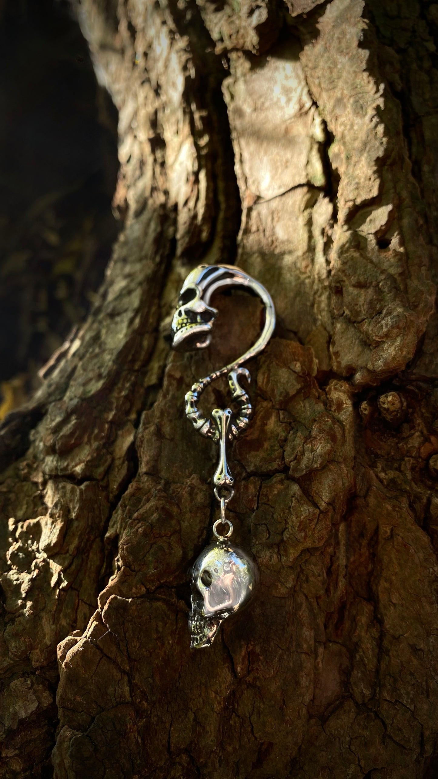 Alien Xenomorph Ear Weight | Stainless Steel, One piece