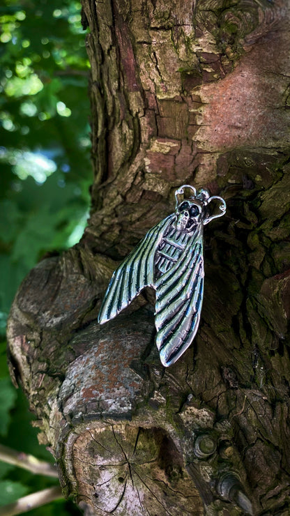 Death Moth ear weights | Stainless Steel, A Pair
