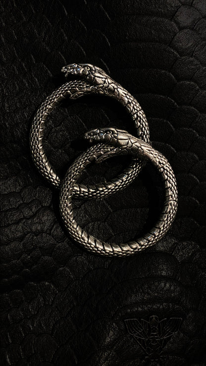 Uroboros Ear Weights | Stainless Steel, A pair