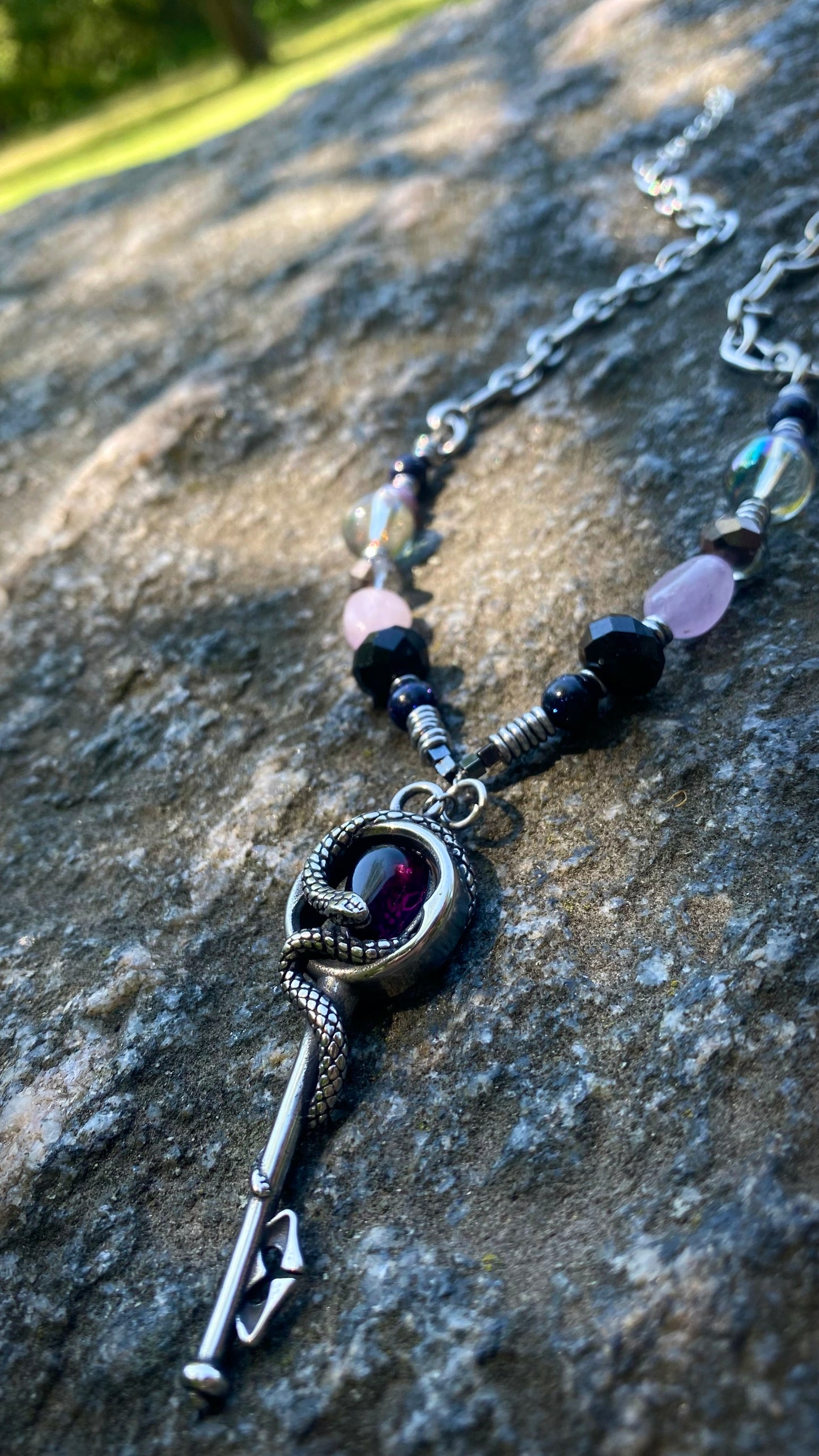 The Serpent Key Necklace | Designer Jewelry
