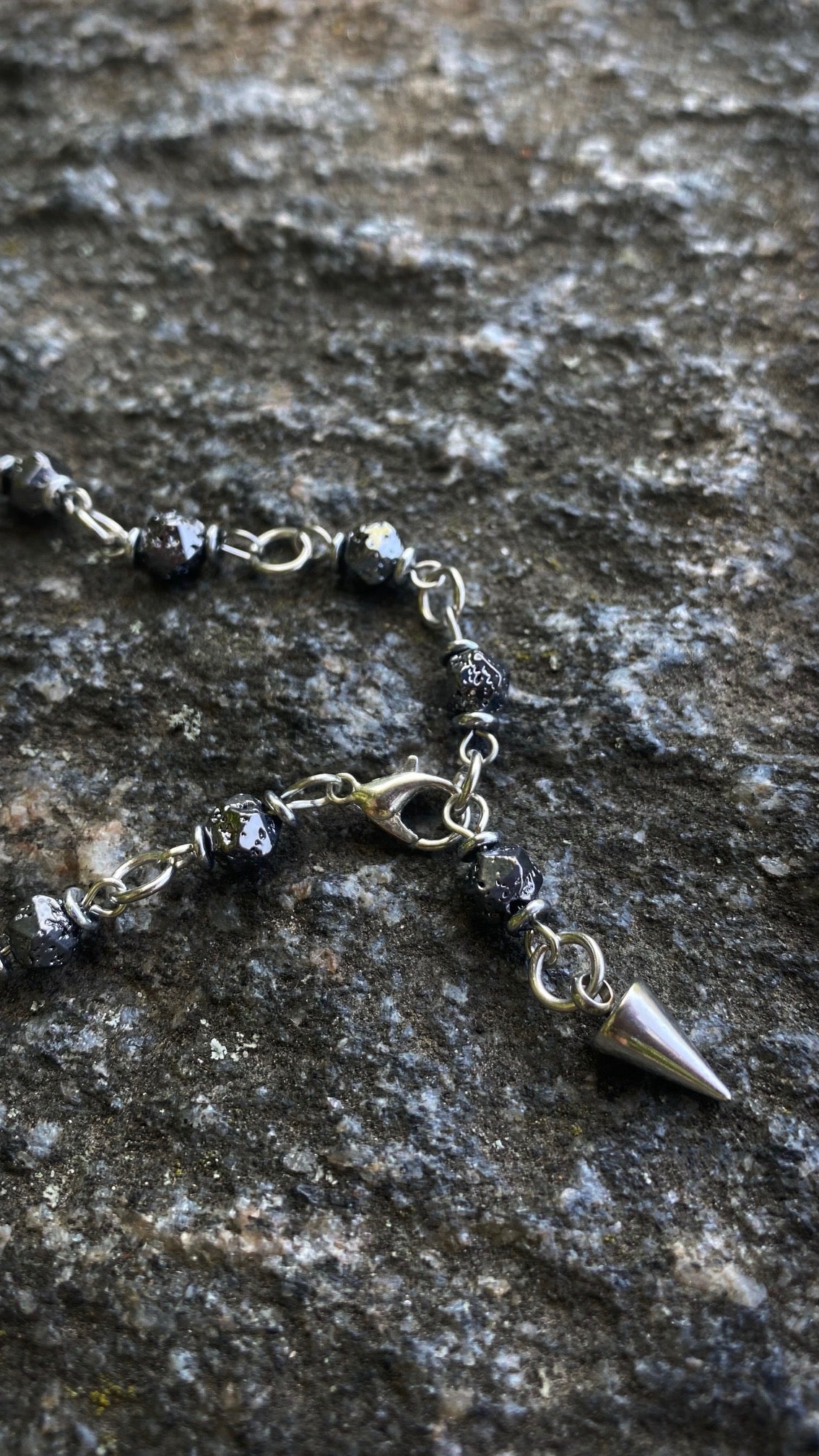 Gothic Cathedral Necklace | Lava stones