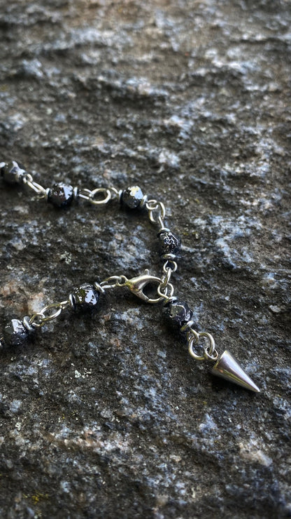 Gothic Cathedral Necklace | Lava stones