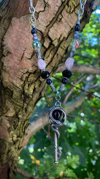 The Serpent Key Necklace | Designer Jewelry
