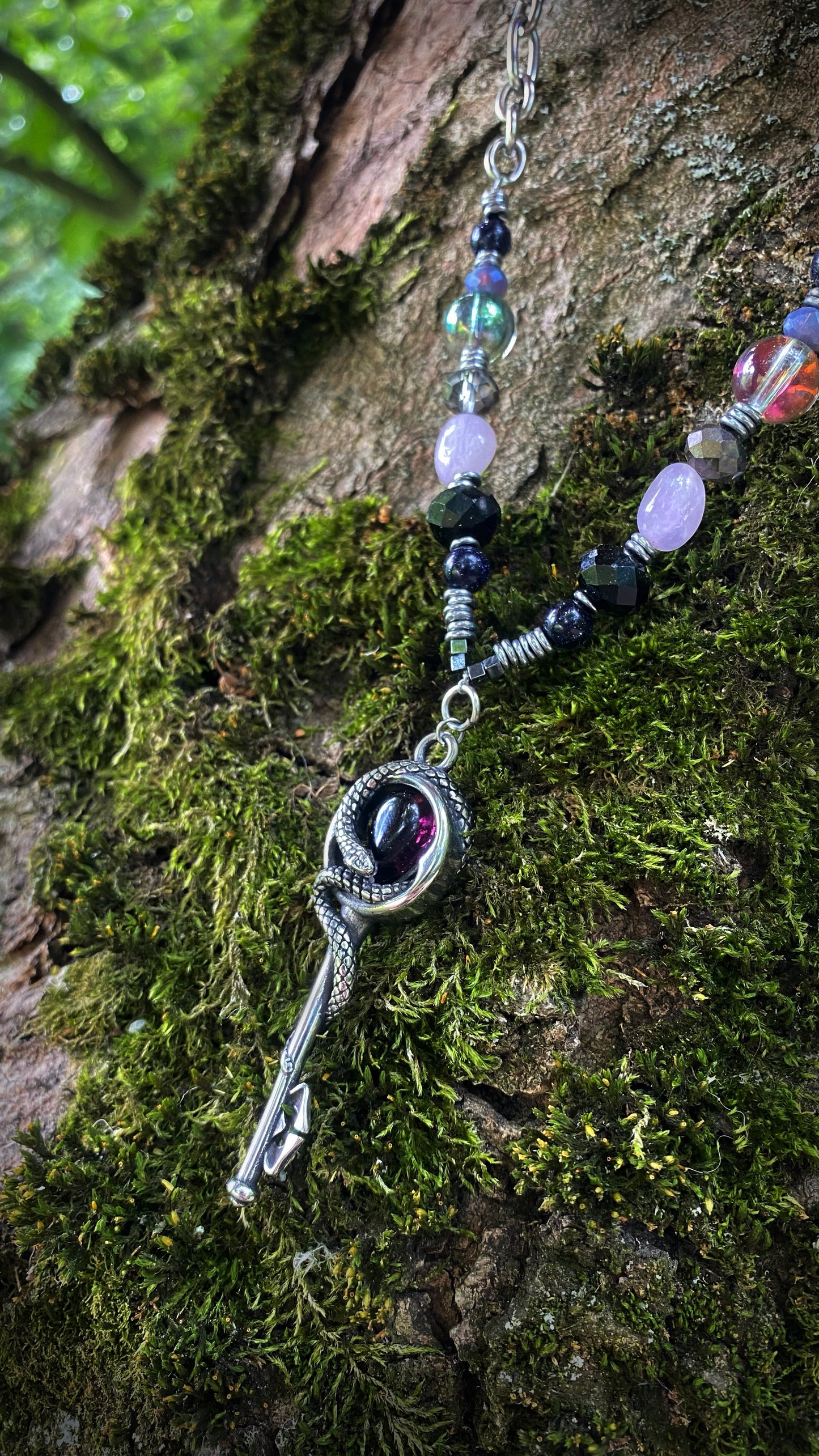 The Serpent Key Necklace | Designer Jewelry
