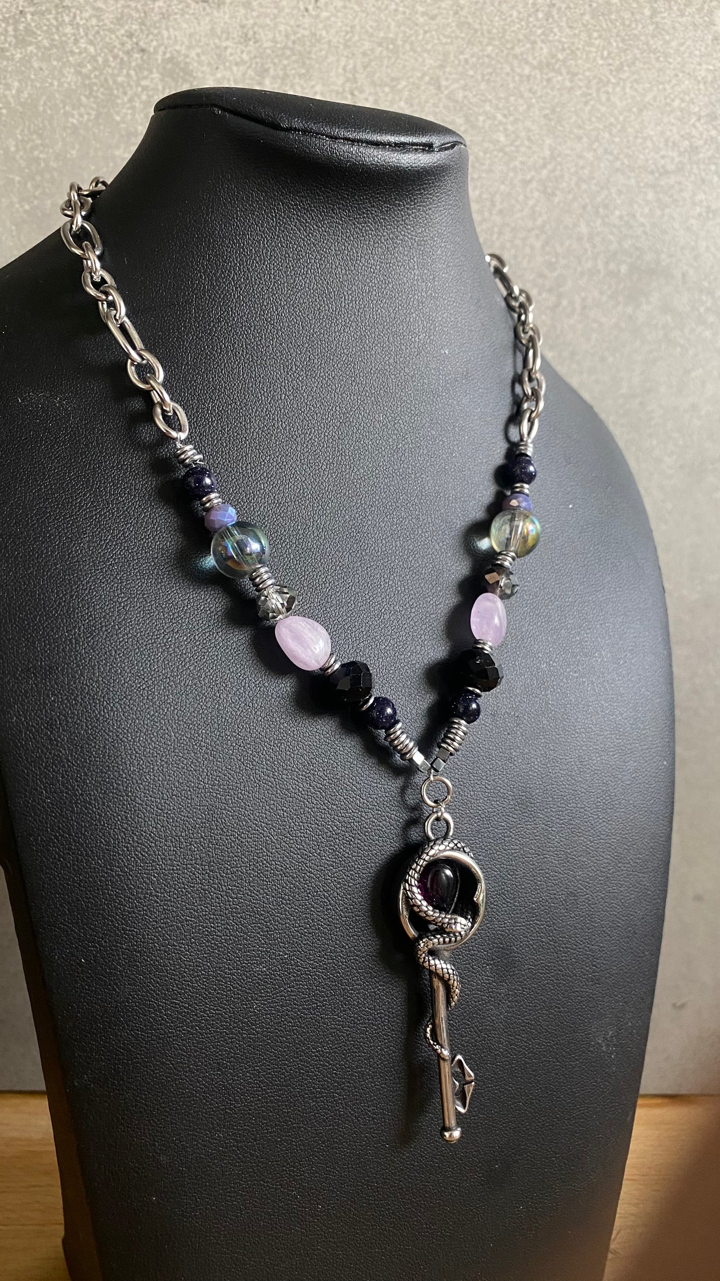 The Serpent Key Necklace | Designer Jewelry