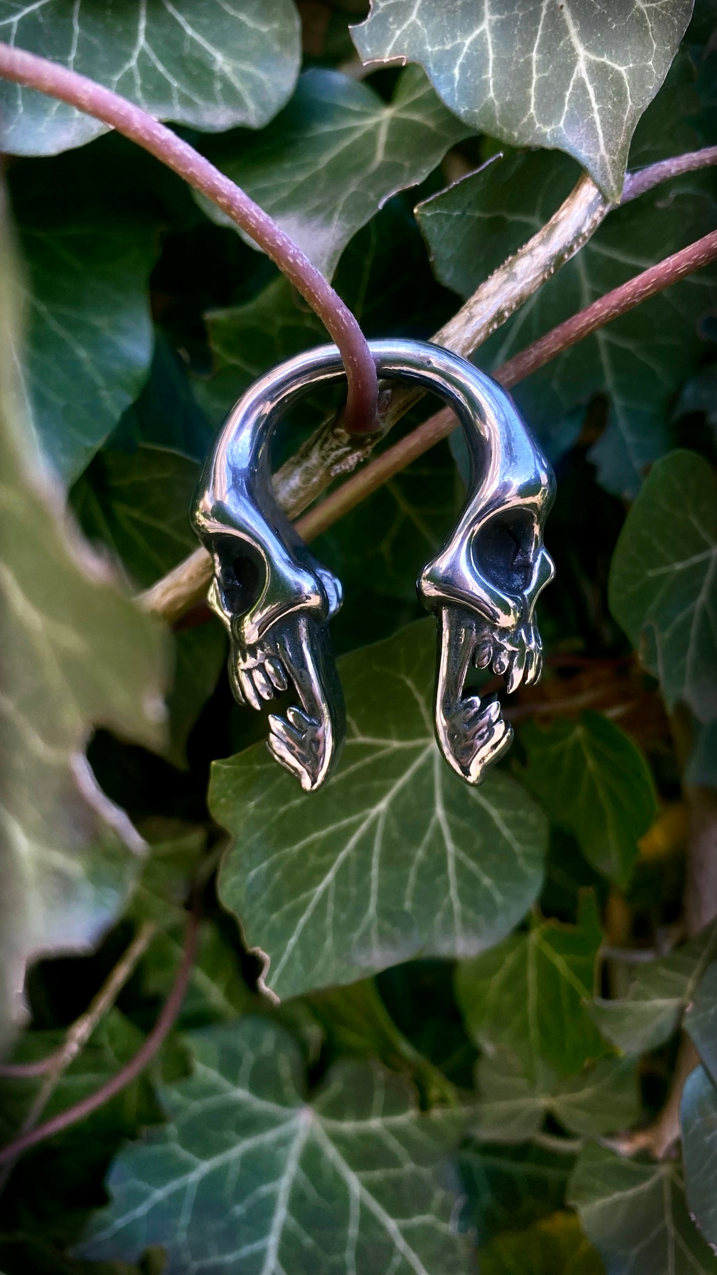 Deadweight Skull Ear Weight | Stainless Steel, one piece