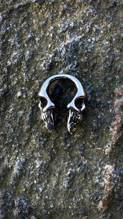 Deadweight Skull Ear Weight | Stainless Steel, one piece