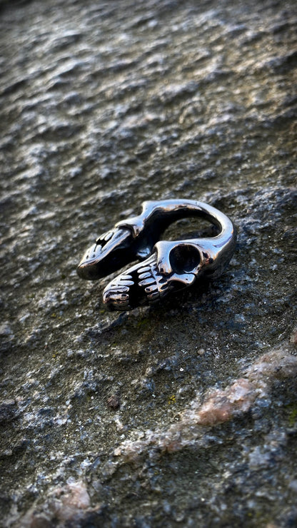 Deadweight Skull Ear Weight | Stainless Steel, one piece