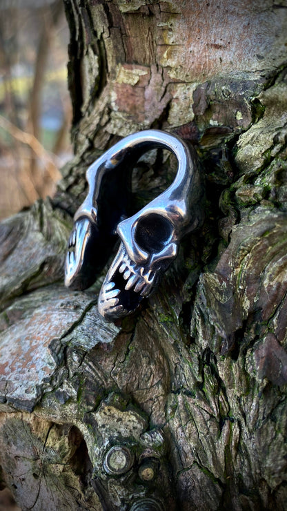 Deadweight Skull Ear Weight | Stainless Steel, one piece