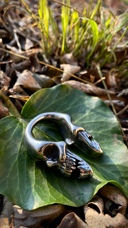 Deadweight Skull Ear Weight | Stainless Steel, one piece