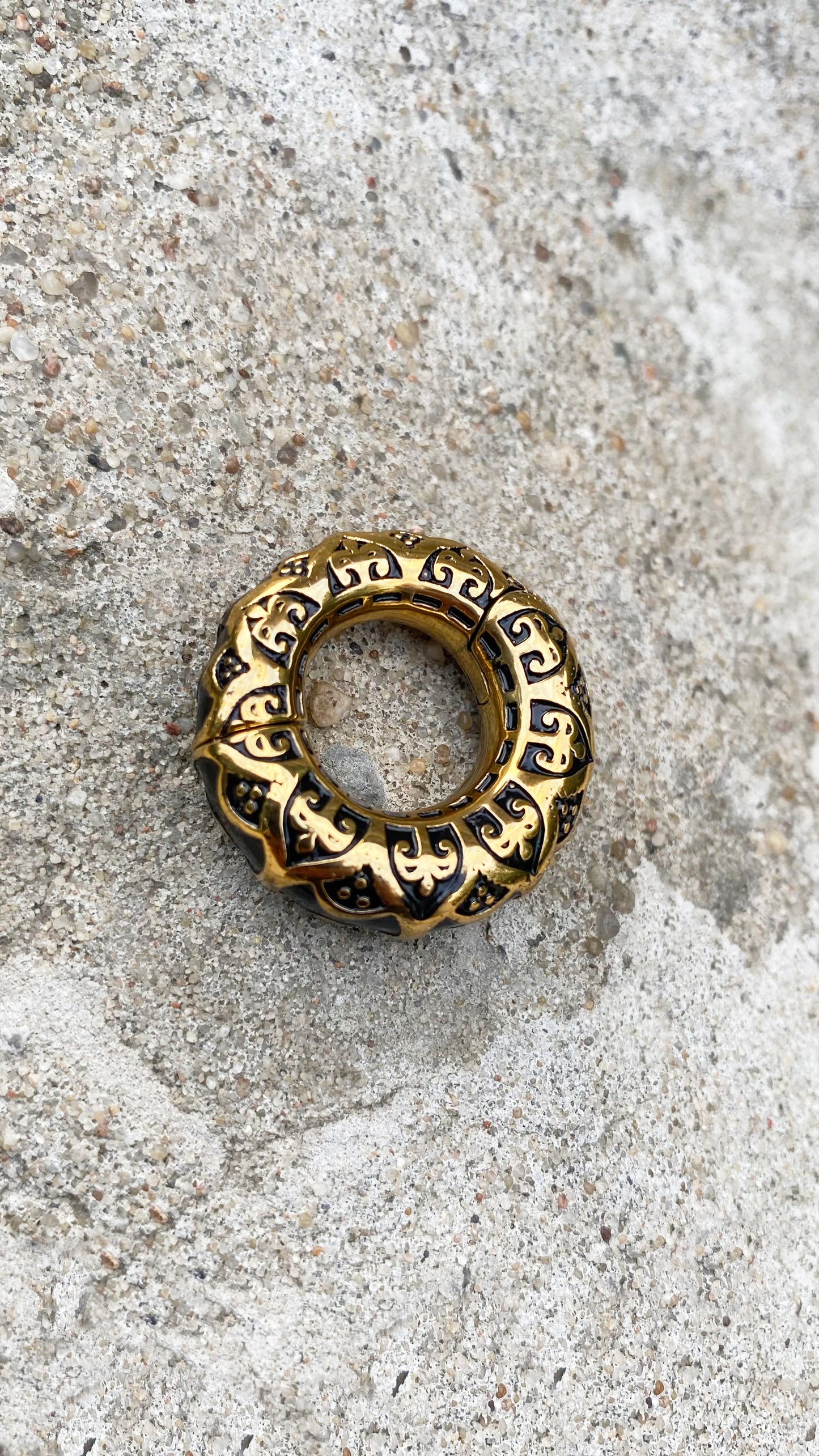 Celtic Pattern Tunnel Weights | Stainless Steel, a pair