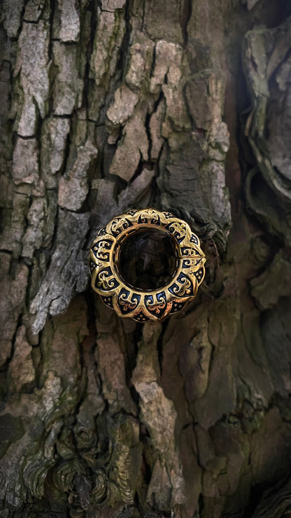 Celtic Pattern Tunnel Weights | Stainless Steel, a pair