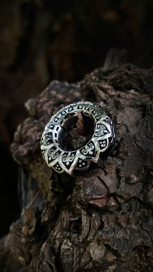 Celtic Pattern Tunnel Weights | Stainless Steel, a pair