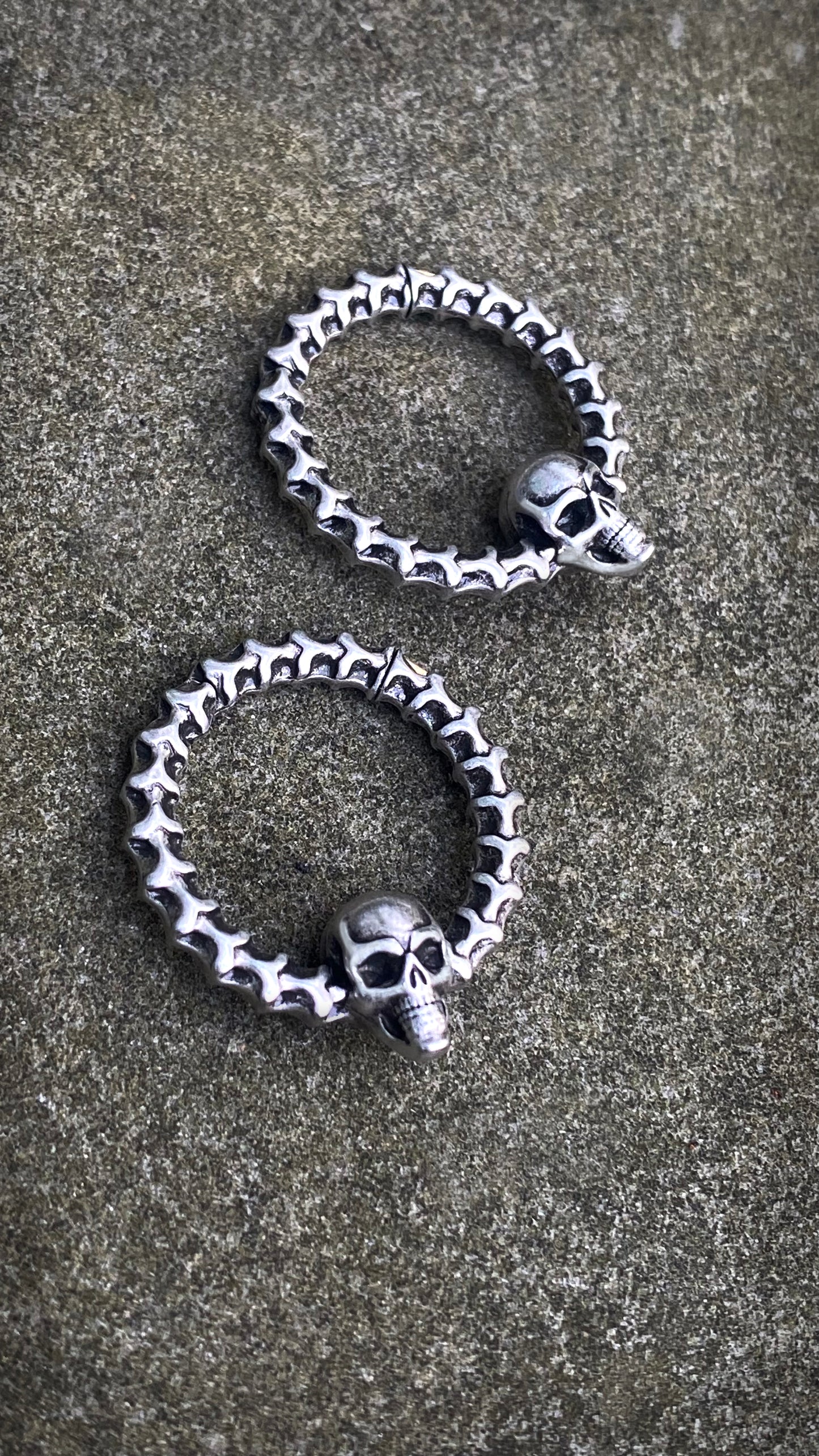 Skull Tunnel Weights | Stainless Steel | A pair