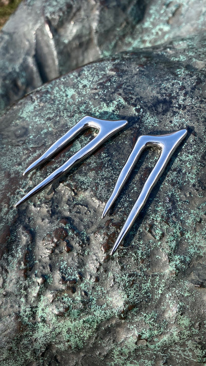 Wyvern Claw Ear Weights | Stainless Steel | A pair