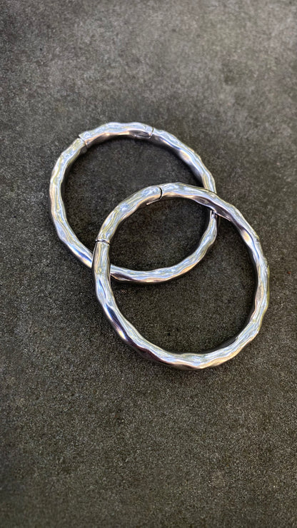 The Omni Hoops | Tunnels | Stainless Steel, A Pair