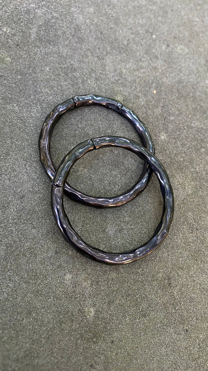 The Omni Hoops | Tunnels | Stainless Steel, A Pair