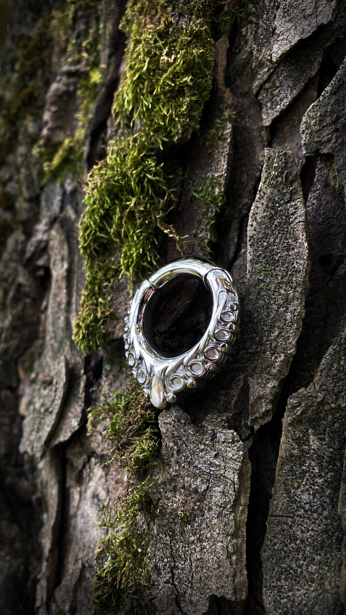 Mystic Teardrop Ear Weights |Stainless Steel, A pair