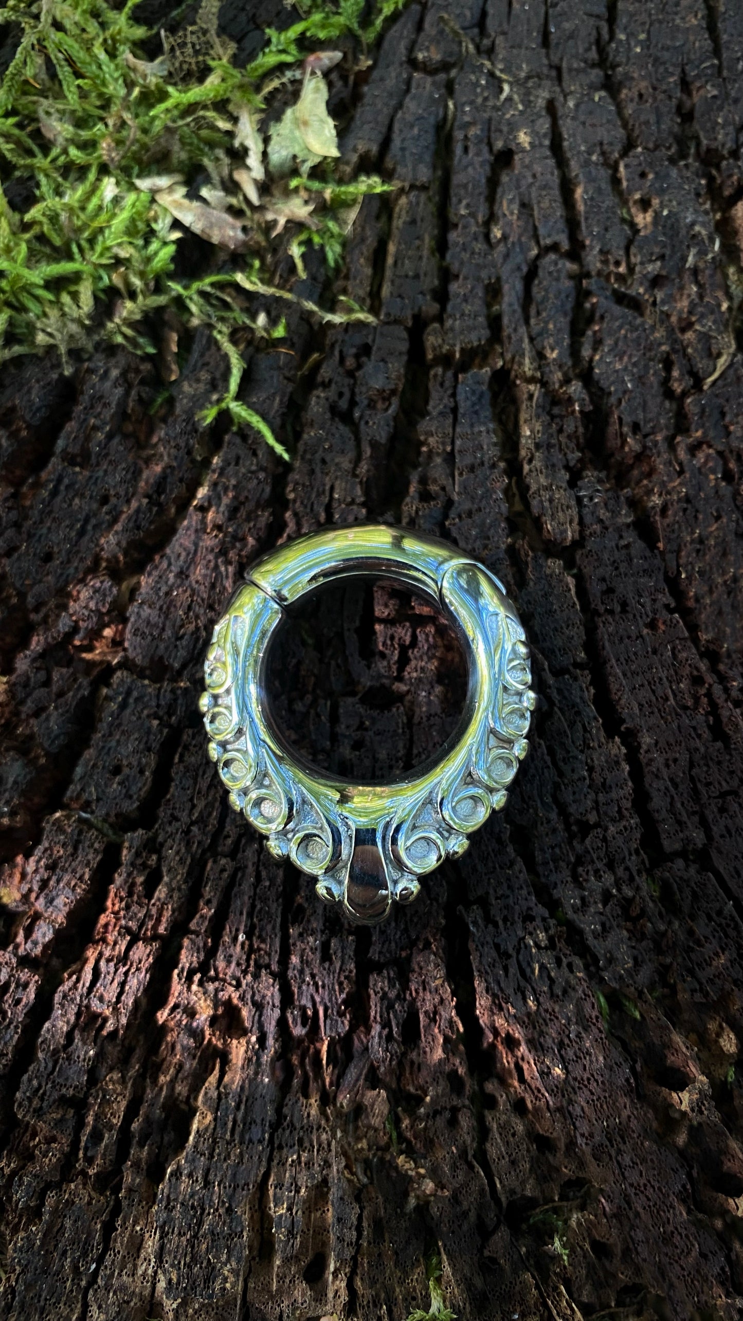 Mystic Teardrop Ear Weights |Stainless Steel, A pair