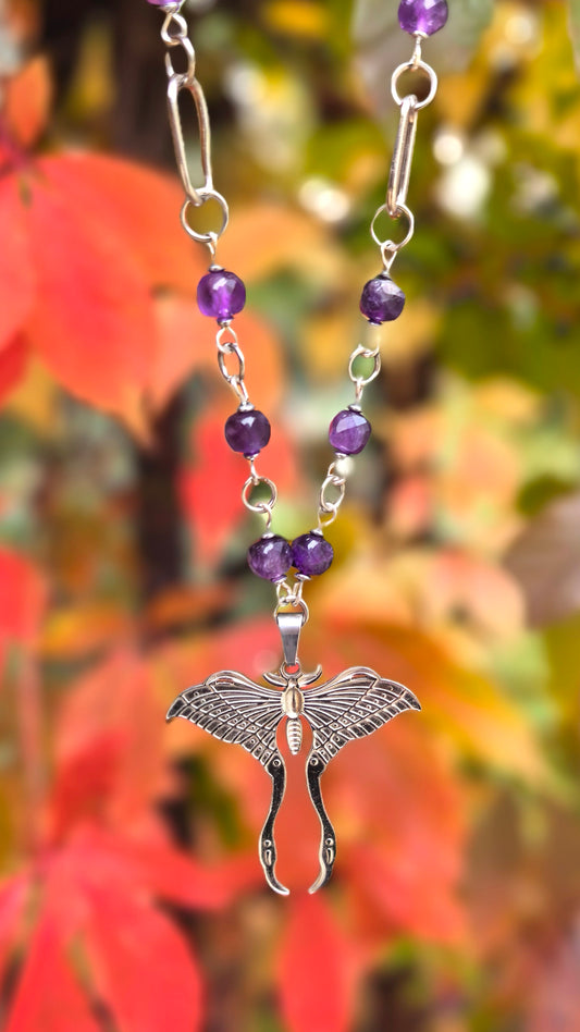 Enchanted Butterfly Necklace Iris