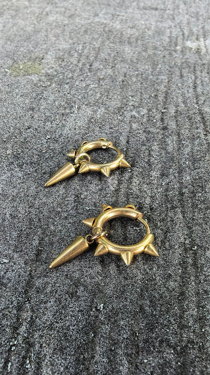 Stainless Steel Golden earrings