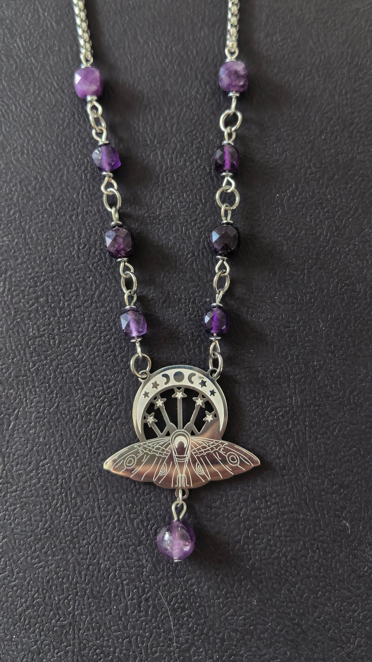 Lunar Moth Necklace