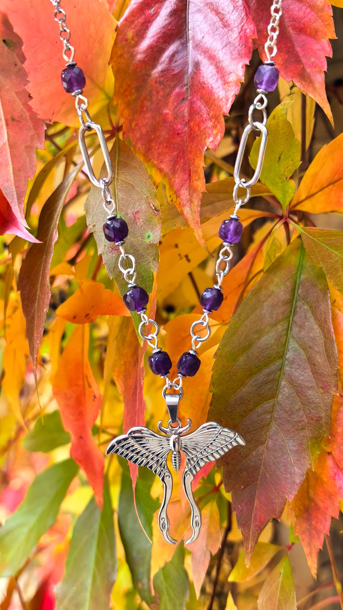 Enchanted Butterfly Necklace Iris