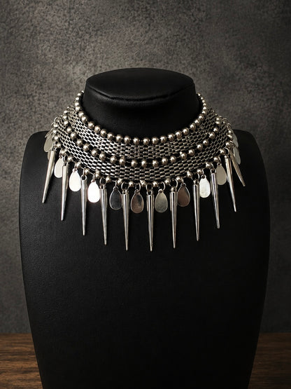 Punk Rock Spiked Choker