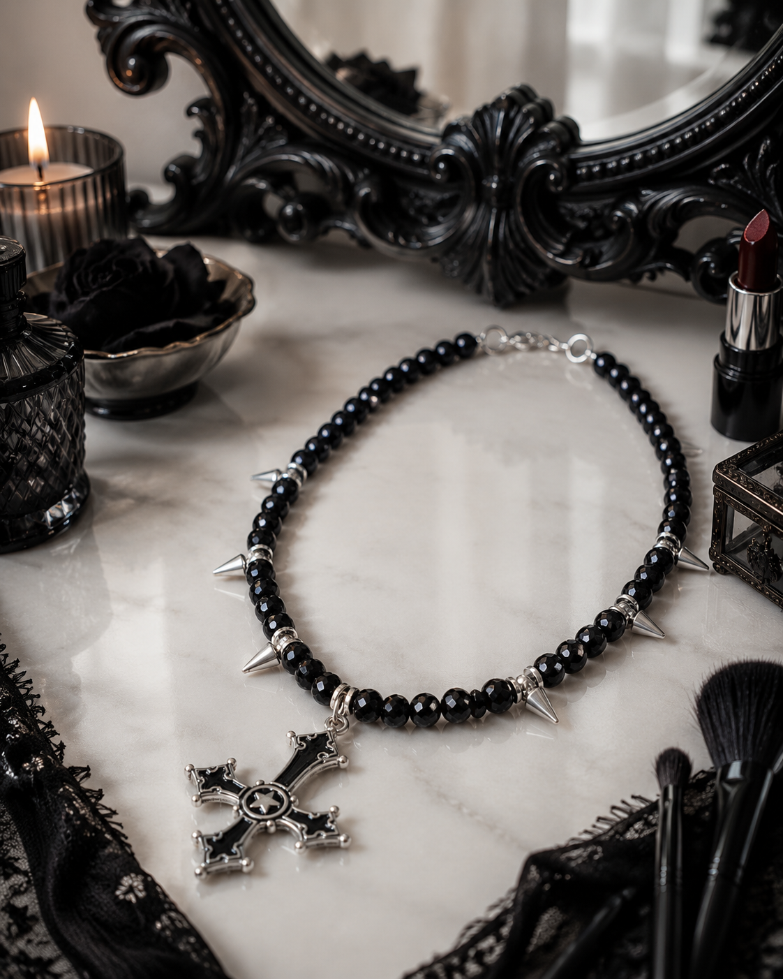 Morticia Adams' Cross