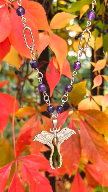 Enchanted Butterfly Necklace Iris