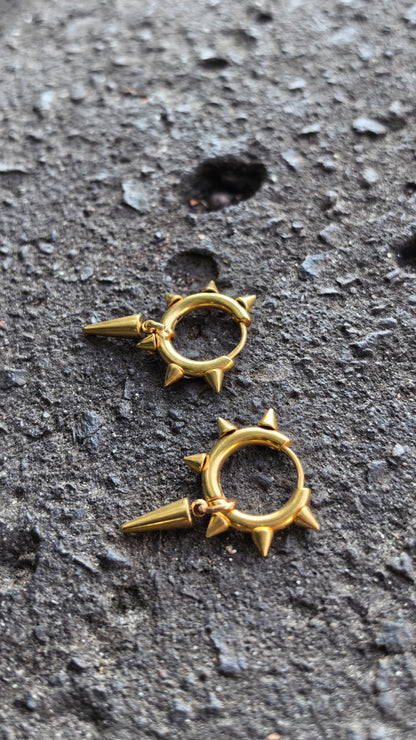 Stainless Steel Golden earrings