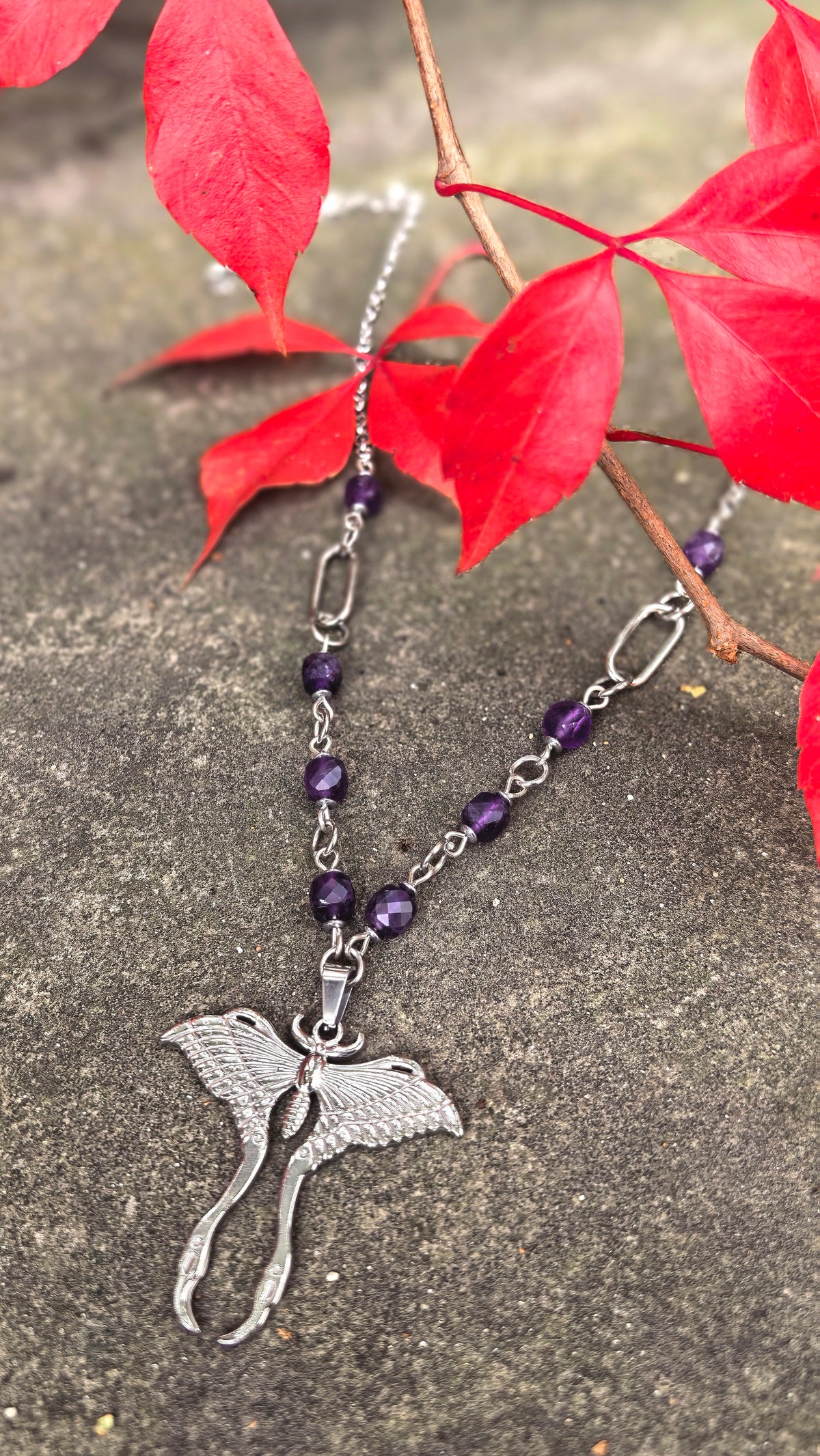 Enchanted Butterfly Necklace Iris