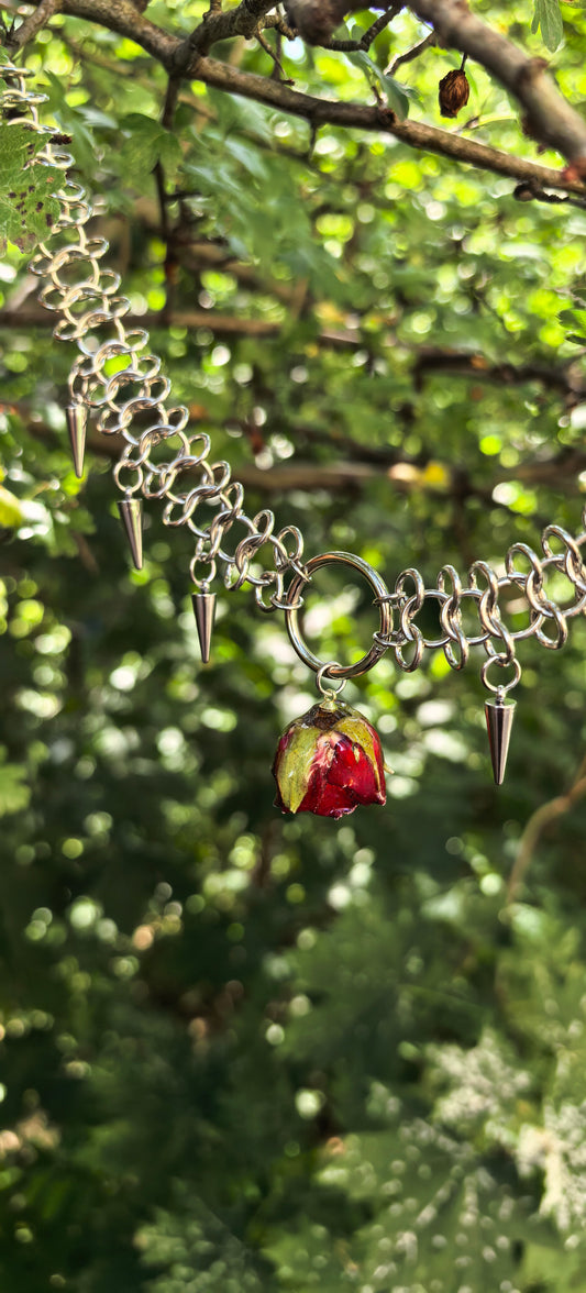 Crimson Rose Choker