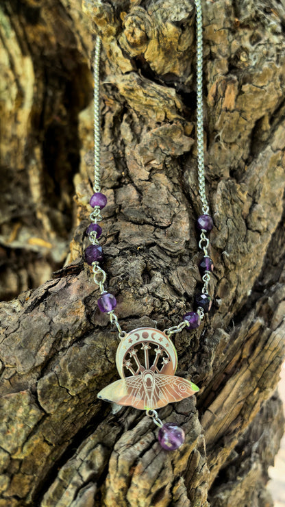 Lunar Moth Necklace