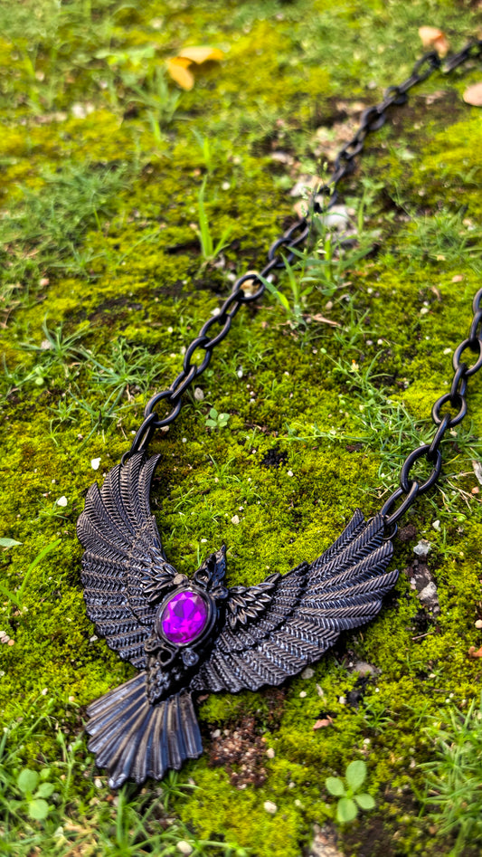 Odin's Eye Raven Necklace