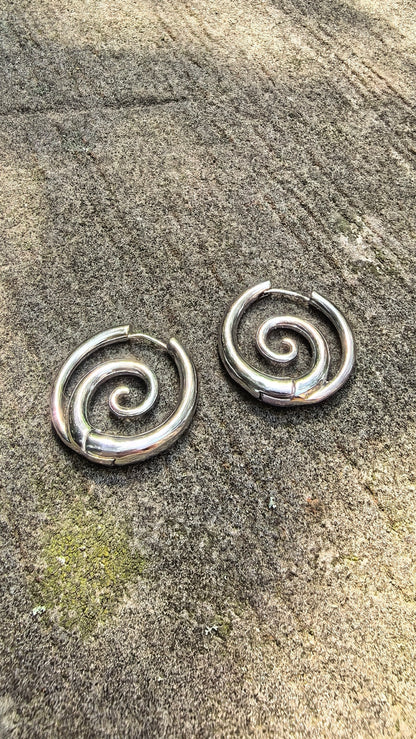 Ancient Spiral Earrings