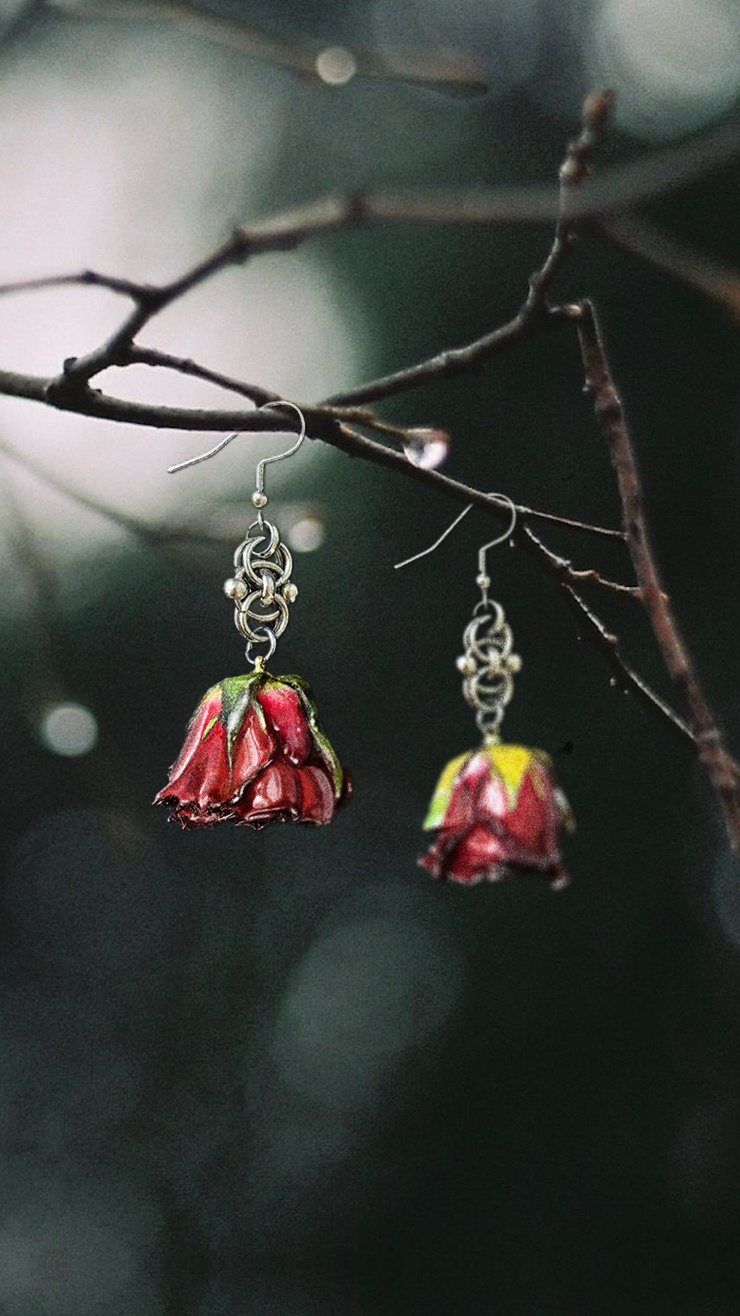 Eternal Rose Earrings